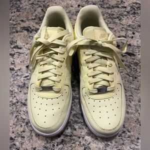 Pale Yellow NIKE Air Force 1
